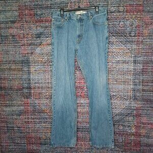 Levis mens 559 medium distressed relaxed straight jeans 34x34 EUC